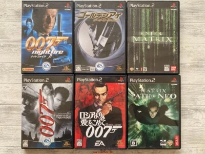 SONY PS2 007 series & Enter the Matrix & Matrix Path of Neo set from Japan - Image 1 of 4