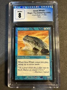 Great Whale CGC 8 Urza's Saga (USG) MTG Magic - Picture 1 of 5