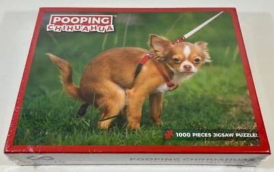 Rompecabezas Caca Chihuahua 1000 Piezas Marrón Perro Cachorro - Totalmente Nuevo Foto 1 de 4
