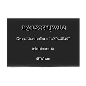 Panel de Pantalla LCD LED WUXGA IPS 15,6" 16:10 LQ156N1JW02 40 pines 1920x1200 - Imagen 1 de 5