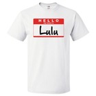 Hello My Name Is Lulu T shirt Tee
