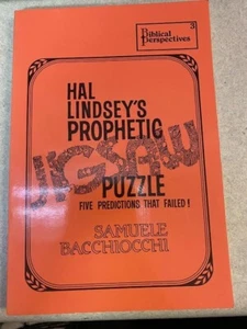 Signed - Hal Lindsey's Prophetic Jigsaw Puzzle Five Predictions that failed! - Picture 1 of 3