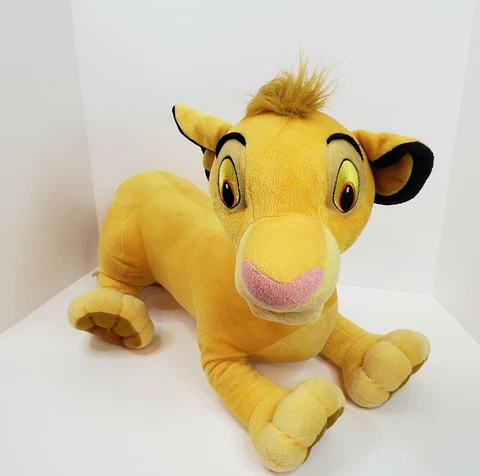 Hasbro Disney The Lion King Simba 20" Plush Stuffed Animal Large Jumbo 2002 Toy Cover