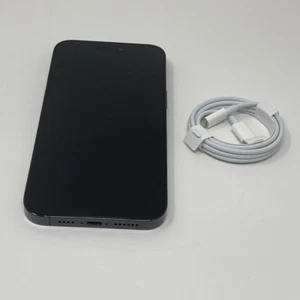 Apple iPhone 14 Pro Max 128GB Unlocked eSim Only Space Black MQ8N3LL/A Good - Afbeelding 1 van 5