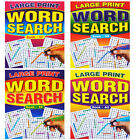 A5 Size Large Print Word Search Books 67 Puzzles In Each Books Book 57 - 60