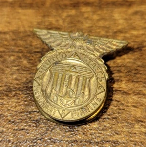 Original WWII US Merchant Marines "Ruptured Duck" Discharge Badge - Picture 1 of 5