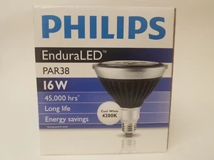 Philips EnduraLED Par38 16W 4200K Bright White 850 Lumens E26 Base Flood Lamp - Picture 1 of 7
