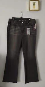 Gloria Vanderbilt Jeans Damen Gr. 14 Mid Rise Boot Legs Farbe Grau Neu  - Bild 1 von 12