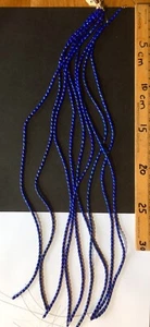 Lapis Lazuli Rice Shape Beads. 9 Strands 40cm Long. Genuine Lapis Lazuli Stone - Picture 1 of 2