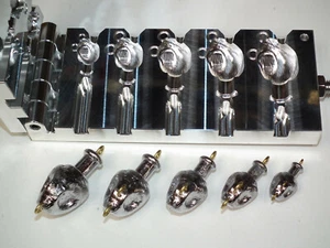 Salzwasser Bullhead Mojo Form 1,2,3,4,5oz CNC Aluminium - Bild 1 von 7