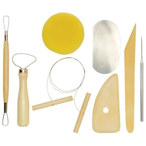 8 Poterie Argile & Céramique Sculpture Buis Ruban Outils & Câble Coupeur 780/8 - Imagen 1 de 3