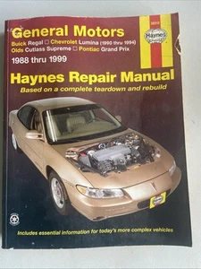 Manual de reparación Haynes General Motors Cutlass Regal Lumina Grand Prix #38010 - Imagen 1 de 3