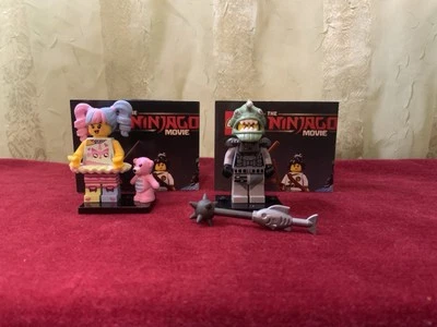 LEGO Ninjago Movie CMF 71019-N-pop Girl & Shark Army Angler Both NEW AUTHENTIC - Image 1 of 4