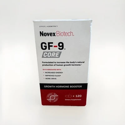 Novex Biotech GF-9 CORE GH Booster 120 Capsules - EXP 02/2027 - Image 1 of 2