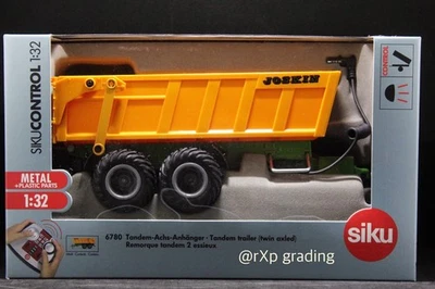 🔥Siku Control 6780 Joskin Tandem-Achs-Anhänger  1:32 RC neu & versiegelt🔥 - Bild 1 von 4