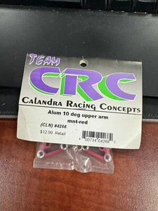 CRC 4266 Aluminum 10 deg Upper Arm Mount Red CLN4266 Vintage RC Parts - Picture 1 of 1