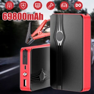 Car Jump Starter Booster Jumper Box Power Bank 69800mAh Battery Charger Portable - Picture 1 of 12