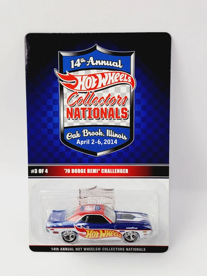HOT WHEELS 14TH NATIONALS '70 DODGE CHALLENGER SUPER LOW #79 NEW VERY NICE JJ39 - Image 1 of 4