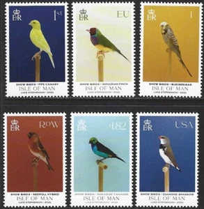 2021 Isle of Man Sg 2627/2632 Show Birds MNH - Picture 1 of 2