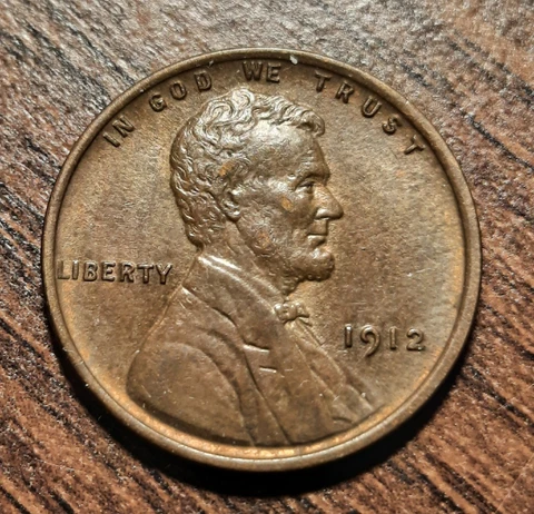 1912 Lincoln Wheat Cent,UNC Cover