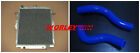 Aluminum Radiator + Blue Hose For Landcruiser Hdj78 Hdj79 Hzj78 Hzj79 1Hz 4.2L