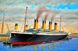 8x10 Print RMS Olympic British Ocean Liner White Star Line #LYM - Picture 1 of 1