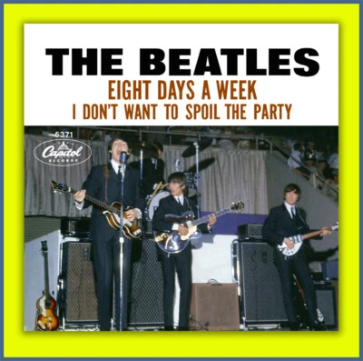 The Beatles - Eight Days A Week - 45 Picture Sleeve - Record Not Included - Image 1 of 3