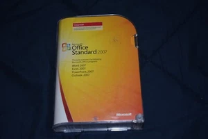 Microsoft Office Standard 2007 Upgrade 32 Bit Word Excel PowerPoint Outlook - Picture 1 of 9