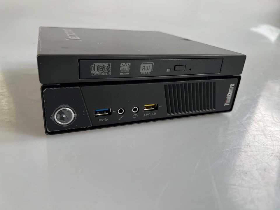 Lenovo ThinkCentre M73 Tiny Core i3 4130T 8GB RAM 500GB HDD Mini PC WLAN DVDRW - Bild 1 von 4
