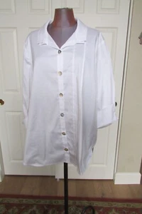 ROPA HÁBITAT PARA VIVIR EN MEZCLA DE ALGODÓN LIGERO BLANCO Top XL - Imagen 1 de 9