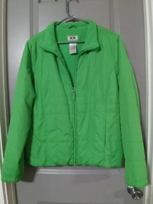 Athletic Works Women's Quilted Jacket Fleece Lined XL (16/18) Full Zip Pockets 2 - Image 1 of 4