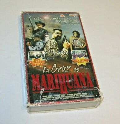 La Cruz De Marihuana VHS Mexi Cine Mexicano Mexican Cinema Spanish Marijuana  - Image 1 of 4