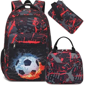 Backpack for Kids Boys School Bags Teen Bookbags Set School Backpack with Lun... - Picture 1 of 9