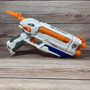 Nerf N Strike Splitstrike  Transforms Into Two Double Barrel Guns. Tested Works! - Picture 1 of 4