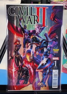 🔑 Civil War 2 # 1 Midtown Exclusive J. Scott Campbell Variant 2016 Marvel Comic - Picture 1 of 5