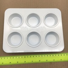 NUOVO! FLORA ANTIADERENTE 6 CUPCAKE TEGLIA DA FORNO VASSOIO TAZZA DI LATTA TORTE - MUFFIN