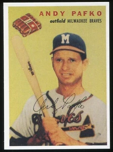 1954 Wilson Franks (ristampa JALFCO 1988) - Andy Pafko Milwaukee Braves - Foto 1 di 2