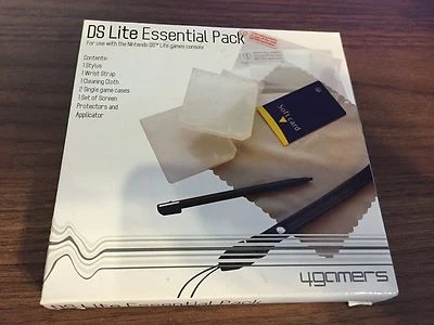 Nintendo DS Lite Essential Pack 4gamers Stylus Game Cases Protectors Strap #2878 - Image 1 of 2