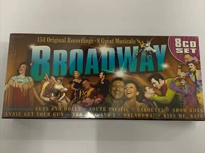 Broadway Musicals CD Collection - 8 Legindary Musicals - 154 Songs SEALED - Picture 1 of 6
