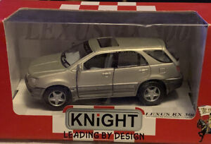 Rare Knight Die-Cast 1/32. Lexus RX 300. Silver Over Grey Two-Tone. Mint/Boxed.