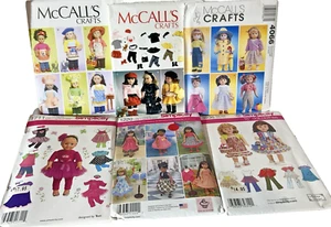 Simplicity - McCall's Patterns ~ Doll Clothing ~ For Dolls 18"- 19" ~ New-Unused - Bild 1 von 8