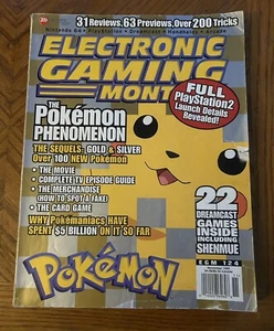 EGM Electronic Gaming Monthly Magazine December 1999 #124 Pokémon Cover Zelda - Picture 1 of 3