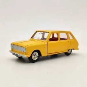 1:43 Atlas Dinky Toys 1416 Renault 6 Yellow Diecast Models Collection Cars - Picture 1 of 6