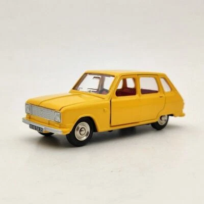 1:43 Atlas Dinky Toys 1416 Renault 6 Yellow Diecast Models Collection Cars - Image 1 of 4