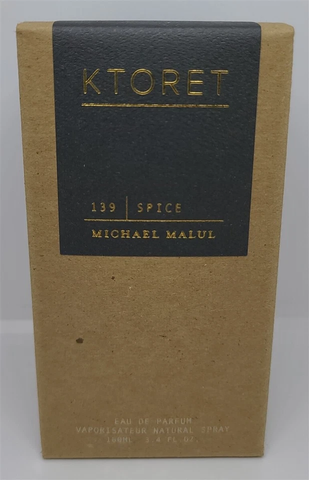 Ktoret 139 Spice by Michael Malul Eau De Parfum Spray 3.4 Oz for Men