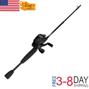 33 Tactical Spincast Reel & Fishing Rod Combo W/ Instant Anti-Reverse Clutch New - Picture 1 of 11