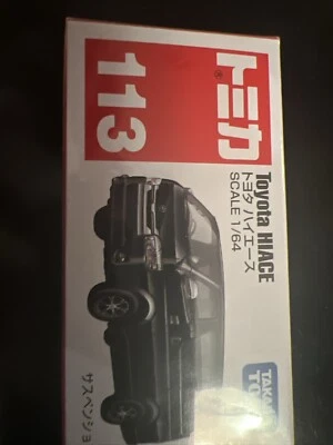 Tomica Takara Tomy Coche Vehículo 113 1/64 Toyota Hiace Van Diecast Modelo Juguete Regalo Foto 1 de 2