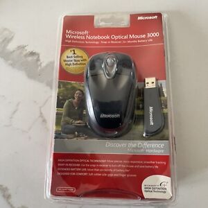 Microsoft Wireless Notebook Optical Mouse 3000 for PC & Mac Model 1056, 1051 NEW