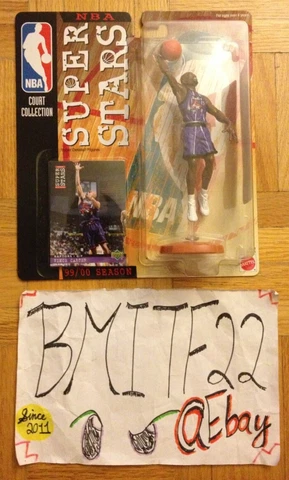 Vince Carter NBA Toronto Raptors Toy Card Figure By Mattel & Upper Deck NEW Cover