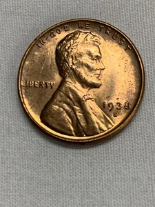 1938-S Lincoln Cent Gem BU - Picture 1 of 2